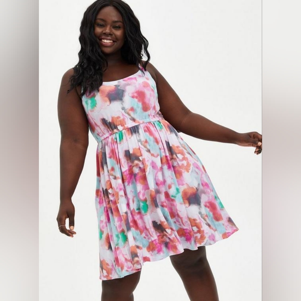 Torrid Mini Super Soft Skater Dress
